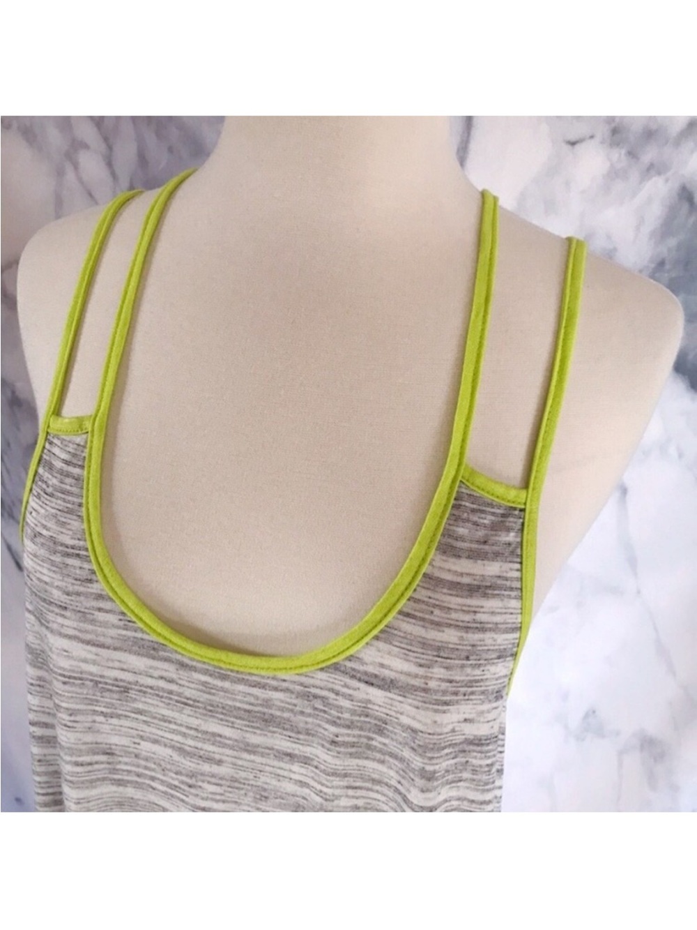 Blue Life Marled Swing Trapeze Tank Cami Top - Picture 2 of 7
